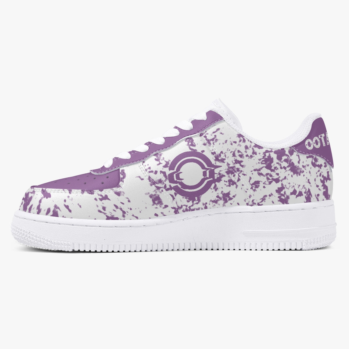 OOTAMAWAE Original Brand Low-Top Leather Sports Sneakers Air Purple paint KilyClothing