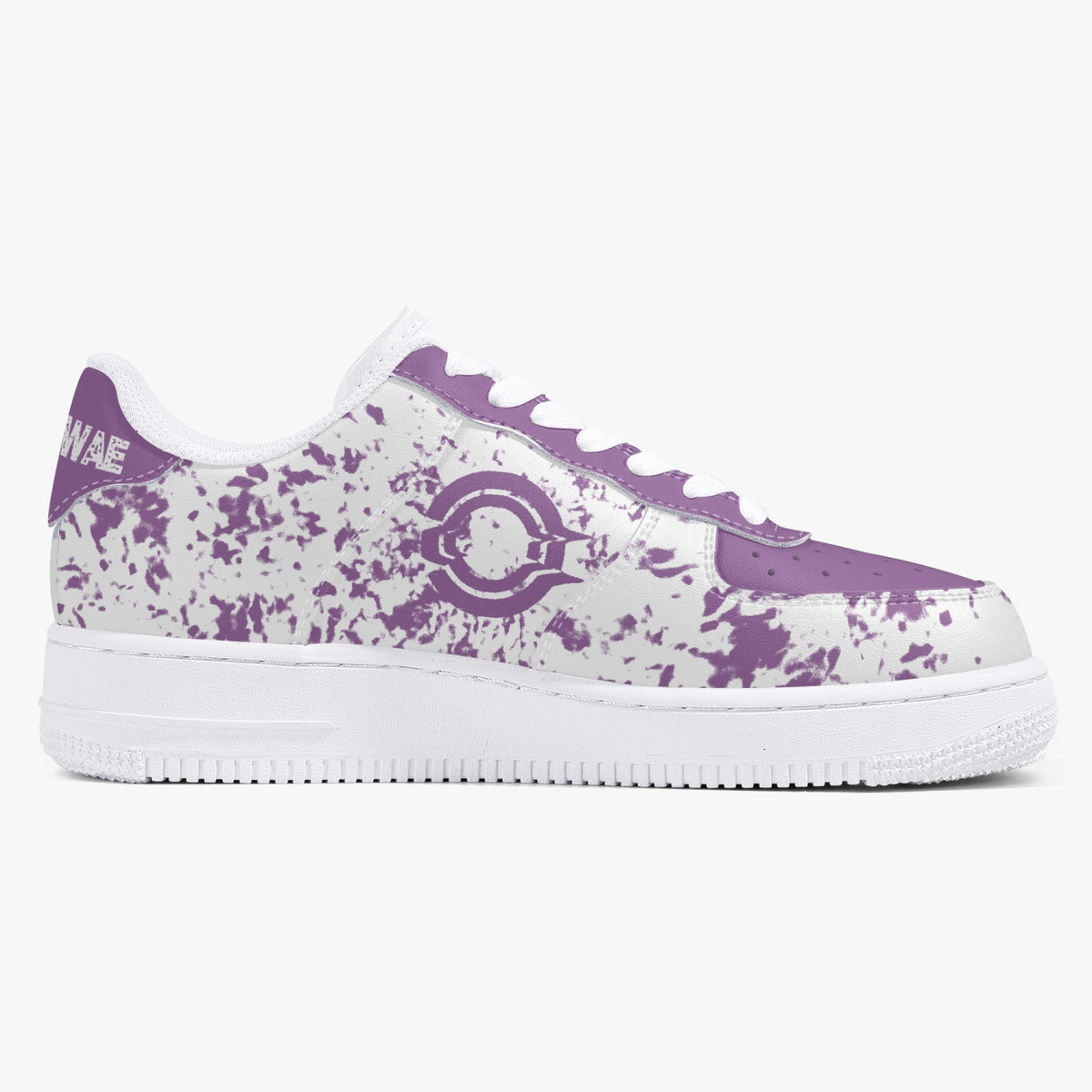 OOTAMAWAE Original Brand Low-Top Leather Sports Sneakers Air Purple paint KilyClothing