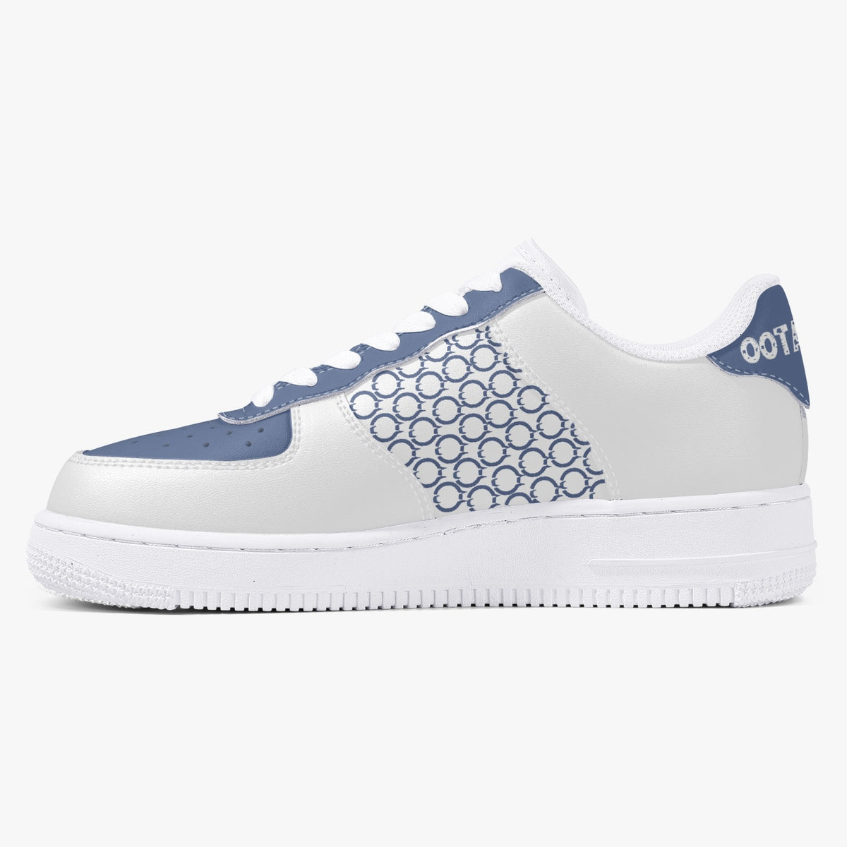 OOTAMAWAE Original Brand Low-Top Leather Sports Sneakers AIR Blue KilyClothing