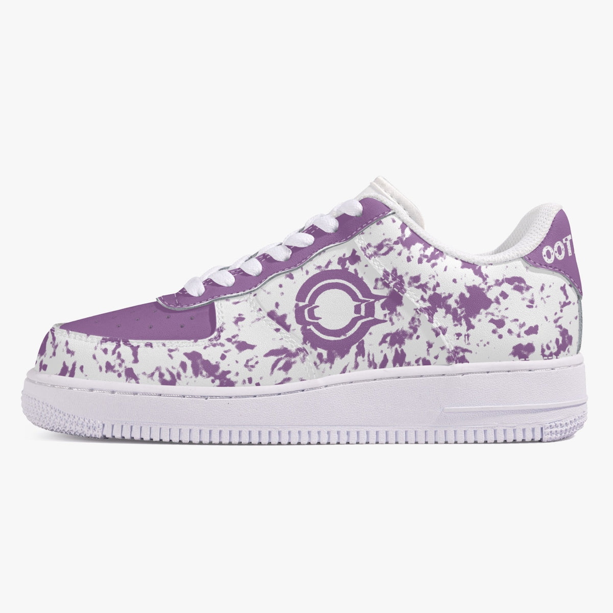 OOTAMAWAE Original Brand Low-Top Leather Sports Sneakers Air Purple paint KilyClothing