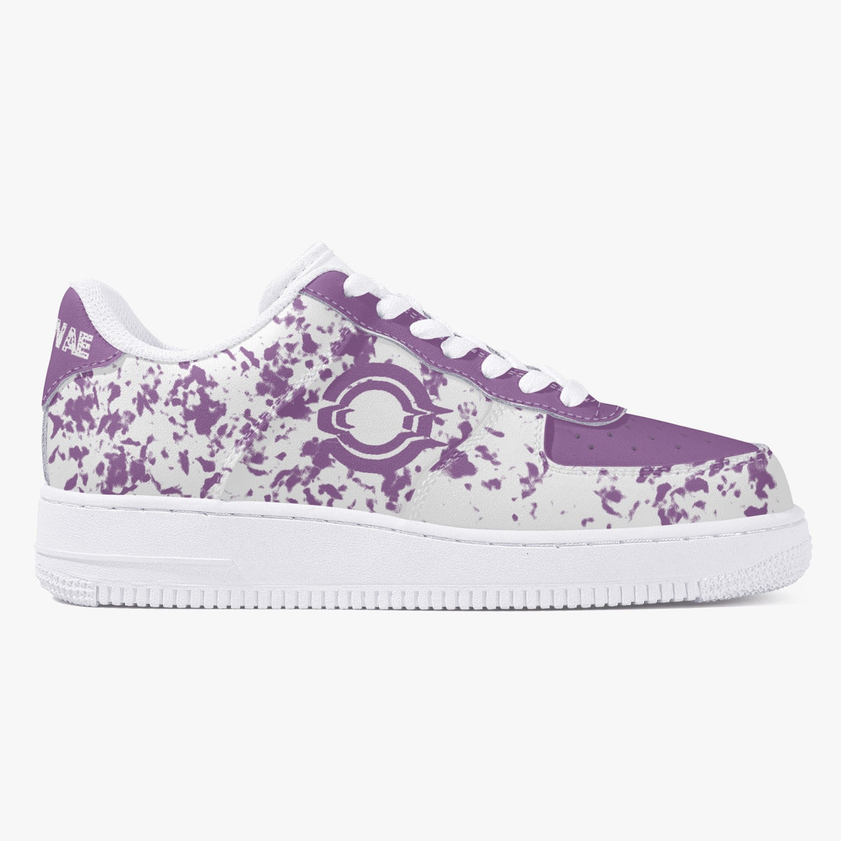 OOTAMAWAE Original Brand Low-Top Leather Sports Sneakers Air Purple paint KilyClothing