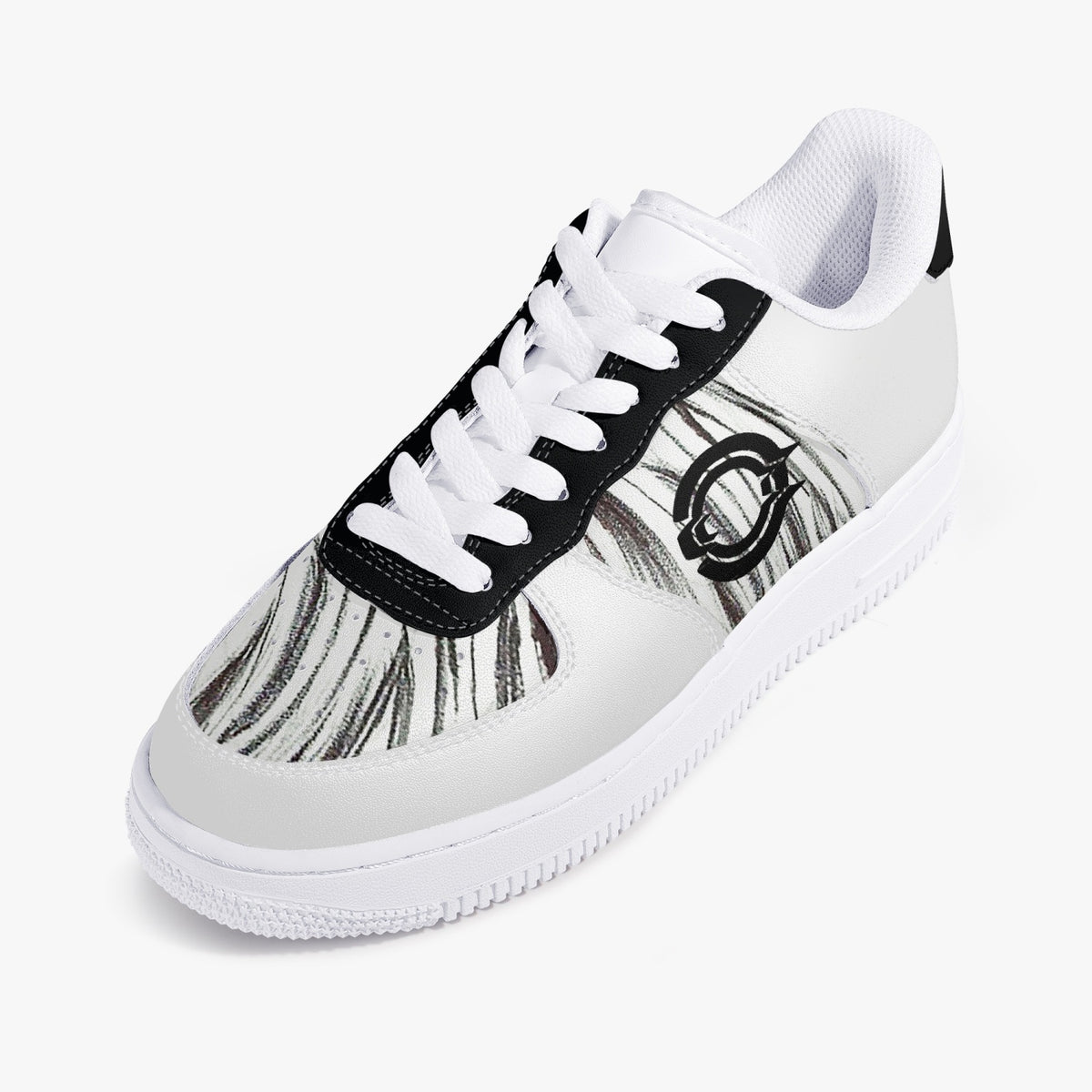 OOTAMAWAE Original Brand Low-Top Leather Sports Sneakers AIR Black Cloud KilyClothing