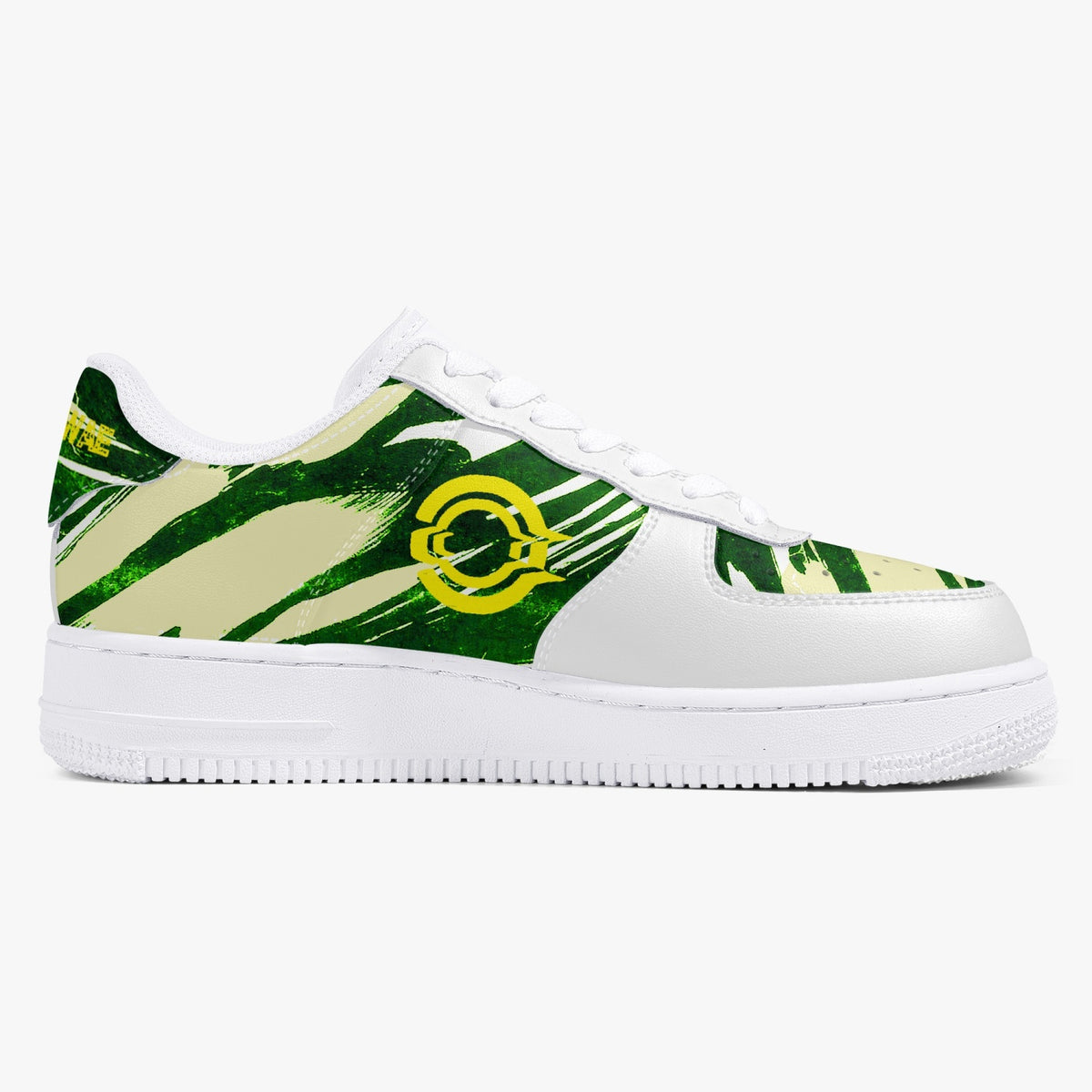 OOTAMAWAE Original Brand  Low-Top Leather Sports Sneakers AIR Green Yellow Cloud KilyClothing