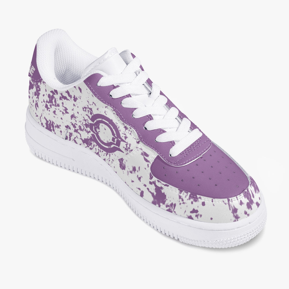 OOTAMAWAE Original Brand Low-Top Leather Sports Sneakers Air Purple paint KilyClothing