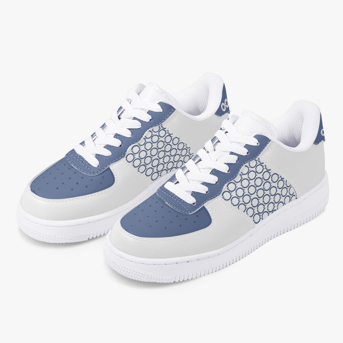 OOTAMAWAE Original Brand Low-Top Leather Sports Sneakers AIR Blue KilyClothing