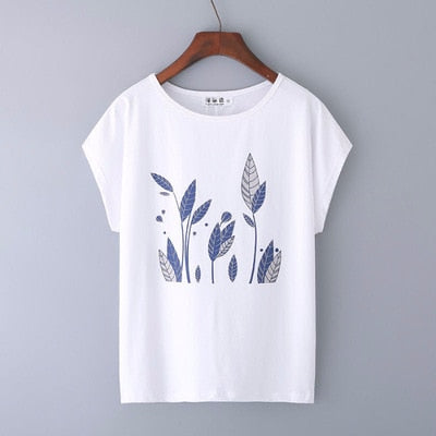 Short Sleeve Tshirts Women's Summer Tops Loose Tees Female Cotton Tshirts KilyClothing