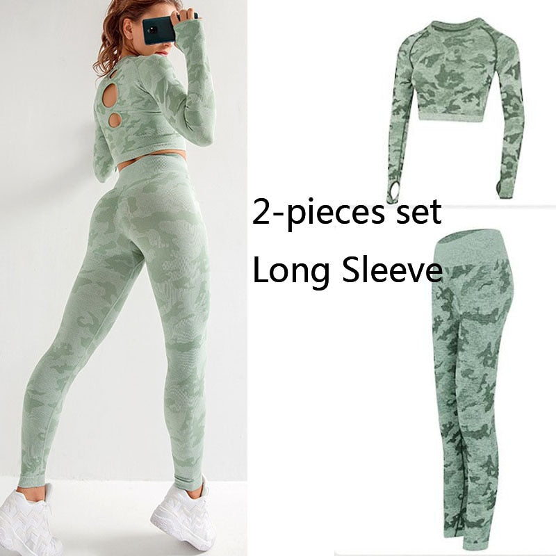 Set Clothes 2 Piece Yoga Set Sports Bra And Leggings Jogging KilyClothing