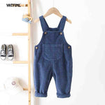 Kids Pants 0-3Yrs Boys Girls Overalls Corduroy Jumpsuits KilyClothing