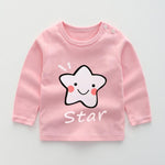 Toddler Girls Clothes Cotton Tops Children Cartoon Long Sleeve Girl Kids T-shirt unisex KilyClothing