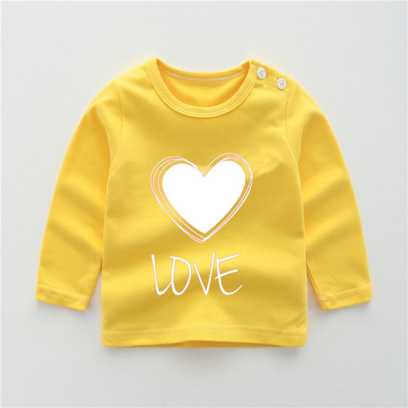 Toddler Girls Clothes Cotton Tops Children Cartoon Long Sleeve Girl Kids T-shirt unisex KilyClothing