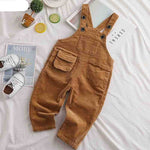 Kids Pants 0-3Yrs Boys Girls Overalls Corduroy Jumpsuits KilyClothing