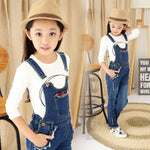 Denim Overalls Jumpsuit for Girls Hole Ripped Jeans Pants Children jumpsuit KilyClothing