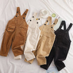 Kids Pants 0-3Yrs Boys Girls Overalls Corduroy Jumpsuits KilyClothing