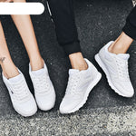 White Tenis  Breathable Women Casual Sneakers Trainers Basket KilyClothing