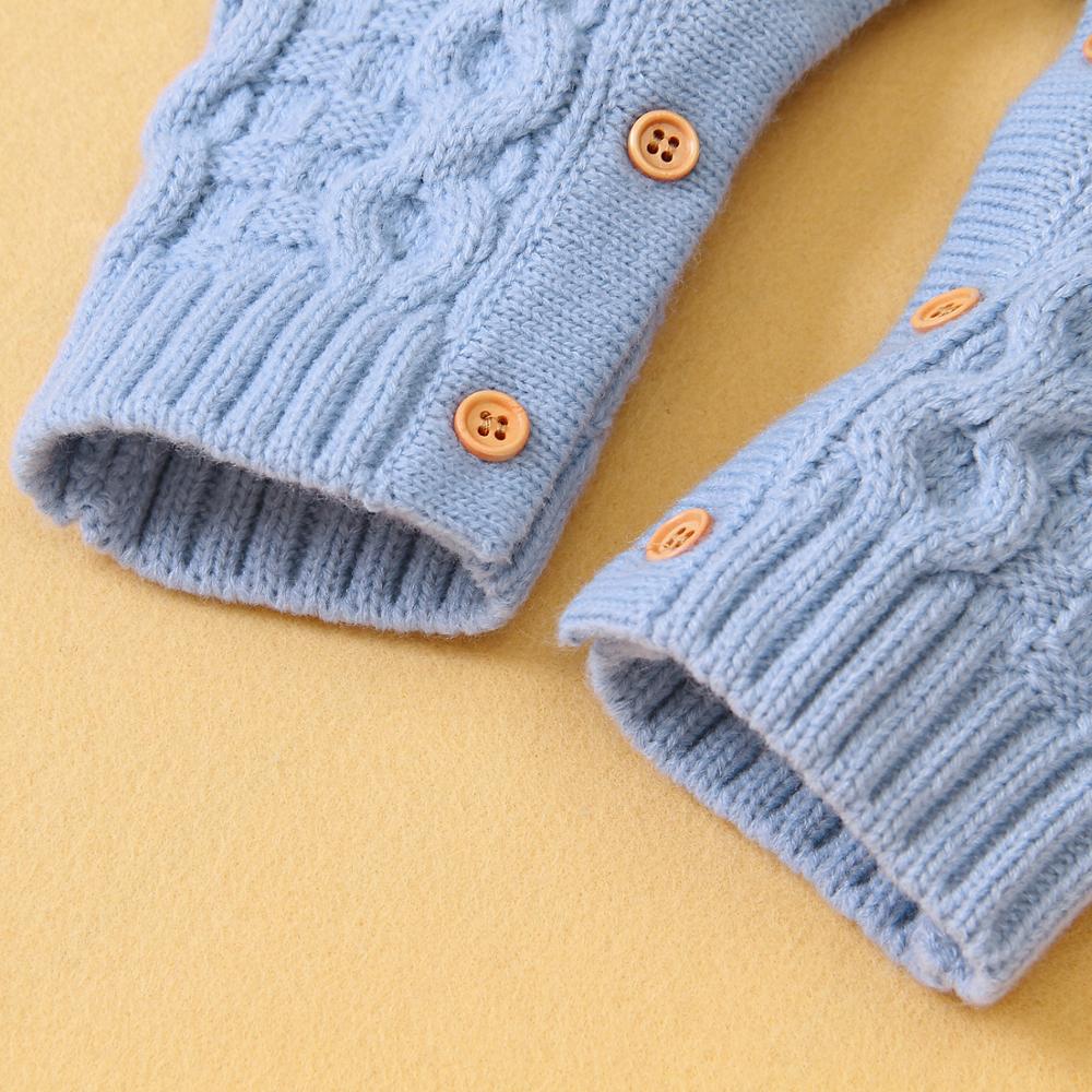 Baby Rompers Long Sleeve Winter Warm Knitted s Boys Girls Jumpsuits KilyClothing