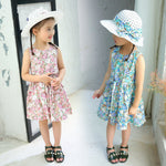 Set Girls Dress +Hat Cotton Comfortable Children's Dress KilyClothing