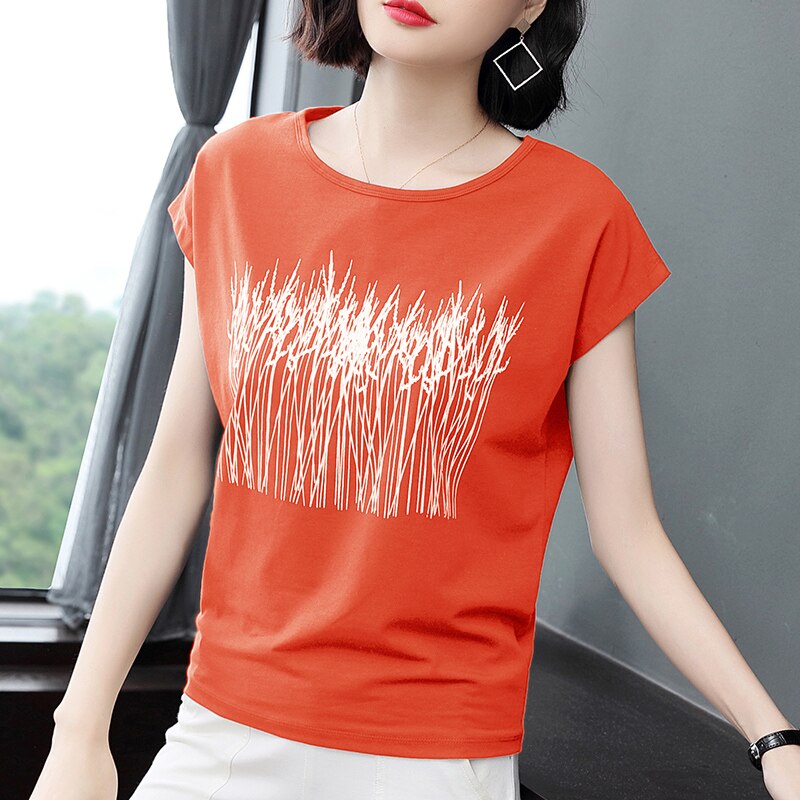 Short Sleeve Tshirts Women's Summer Tops Loose Tees Female Cotton Tshirts KilyClothing