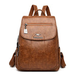 7 Color Women Soft Leather Backpacks Vintage Female Shoulder Bags KilyClothing