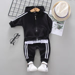 Spring Autumn Toddler Active Clothing Suit Children Boy Girl Letter Hoodie Patchwork Pants 2Pcs/set Kids Clothes Baby Sportswear KilyClothing