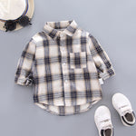 Spring Thin Shirts Baby Boys Long Sleeve Striped Print Shirts Kids Tops Tees Shirts Casual Blouse KilyClothing