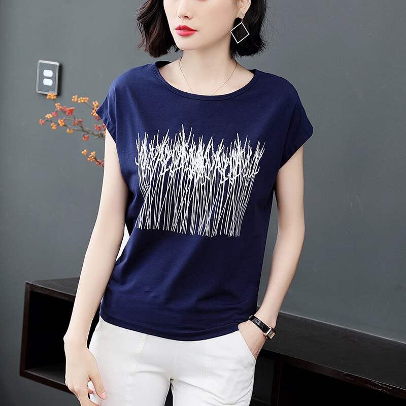 Short Sleeve Tshirts Women's Summer Tops Loose Tees Female Cotton Tshirts KilyClothing