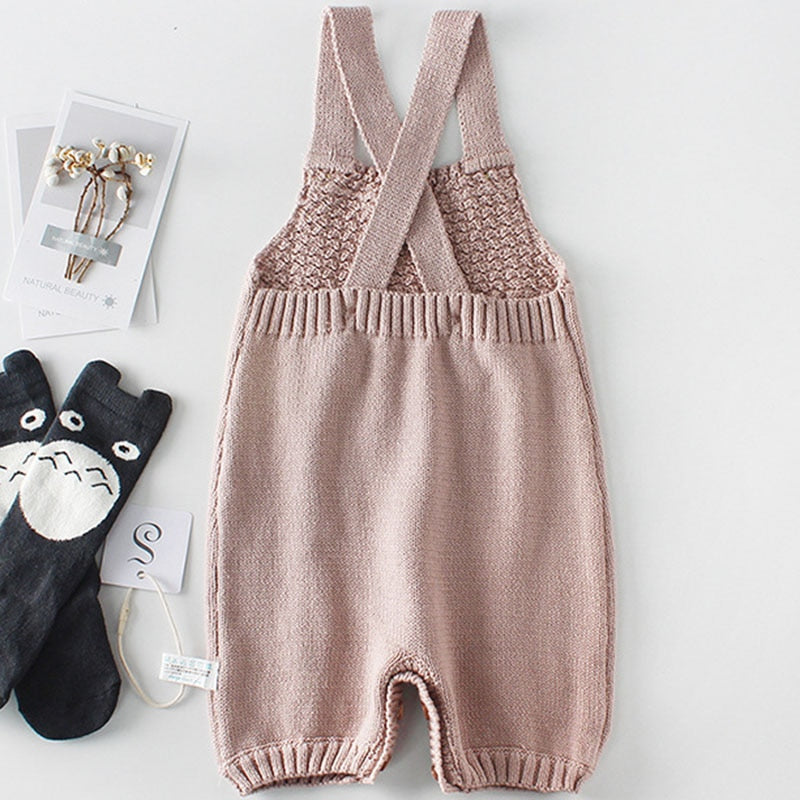 Baby Knitting Rompers Cute Overalls Newborn Girls Boys Clothes Baby Girl Boy Sleeveless Romper Jumpsuit Toddler Knit Romper KilyClothing