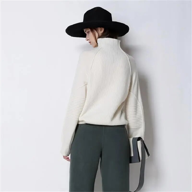 Winter turtleneck cashmere sweater women knitted pullover new casual fashion knitwear. KilyClothing