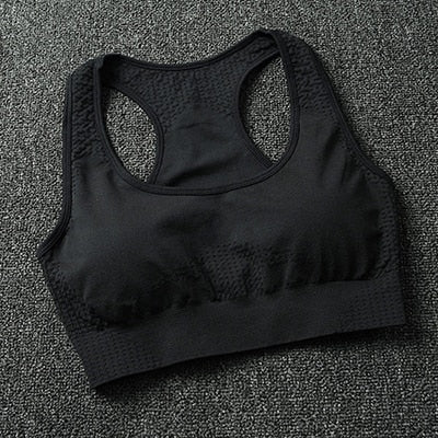 Vital Seamless Sports Bra Medium Support Running Racerback Yoga Bra Vest Type Brassiere Sport Woman Fitness Bra Top Activewear KilyClothing