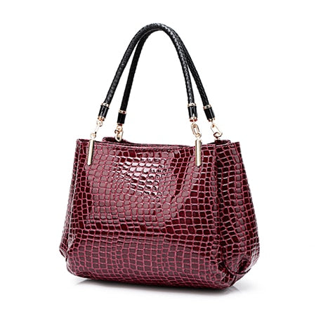 Fashion Alligator Casual Tote Shoulder bags Top-handle Bags Crocodile Pattern KilyClothing