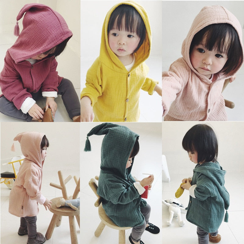 0-5Year Hoodies Baby Tops Girls Jackets made of cotton KilyClothing