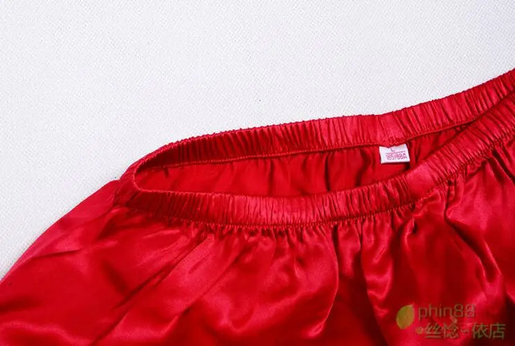 Women 100% Pure Silk 16 momme Satin Silk Night Sleep Shorts Undershorts Sleepwear Leggings KilyClothing