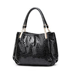 Fashion Alligator Casual Tote Shoulder bags Top-handle Bags Crocodile Pattern KilyClothing