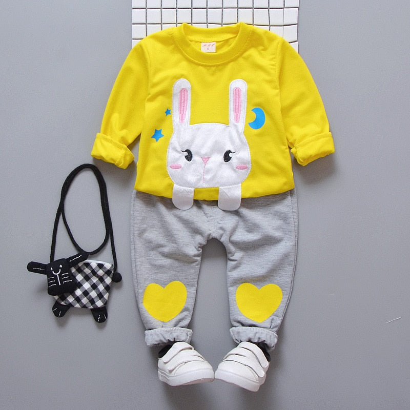 Toddler Sport Suit Cotton Tracksuit Clothes For 1 2 3 4 Years KilyClothing