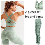 Set Clothes 2 Piece Yoga Set Sports Bra And Leggings Jogging KilyClothing