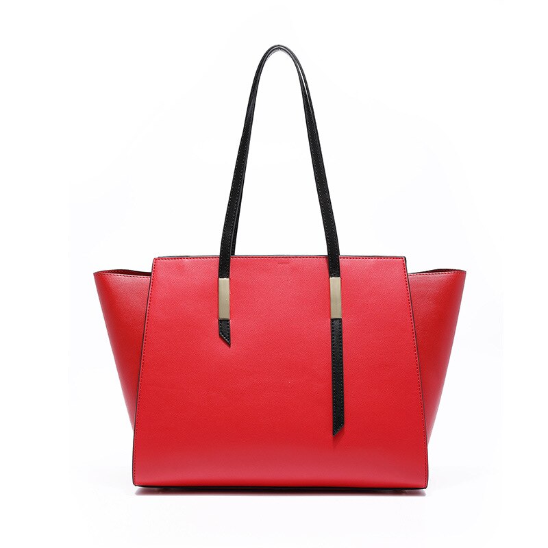 Style Europe Large-capacity One-shoulder Split Leather Handbags Tote Travelling Bags KilyClothing