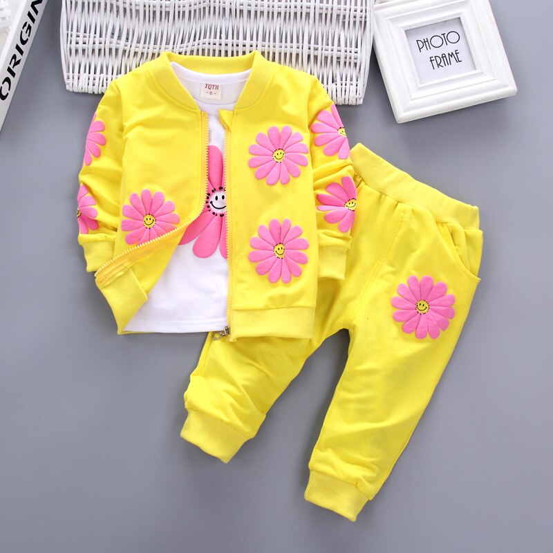 Toddler Sport Suit Cotton Tracksuit Clothes For 1 2 3 4 Years KilyClothing