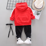 Spring Autumn Toddler Active Clothing Suit Children Boy Girl Letter Hoodie Patchwork Pants 2Pcs/set Kids Clothes Baby Sportswear KilyClothing