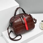 Vintage style Bag One-shoulder Leather Small Flap Crossbody Bags KilyClothing