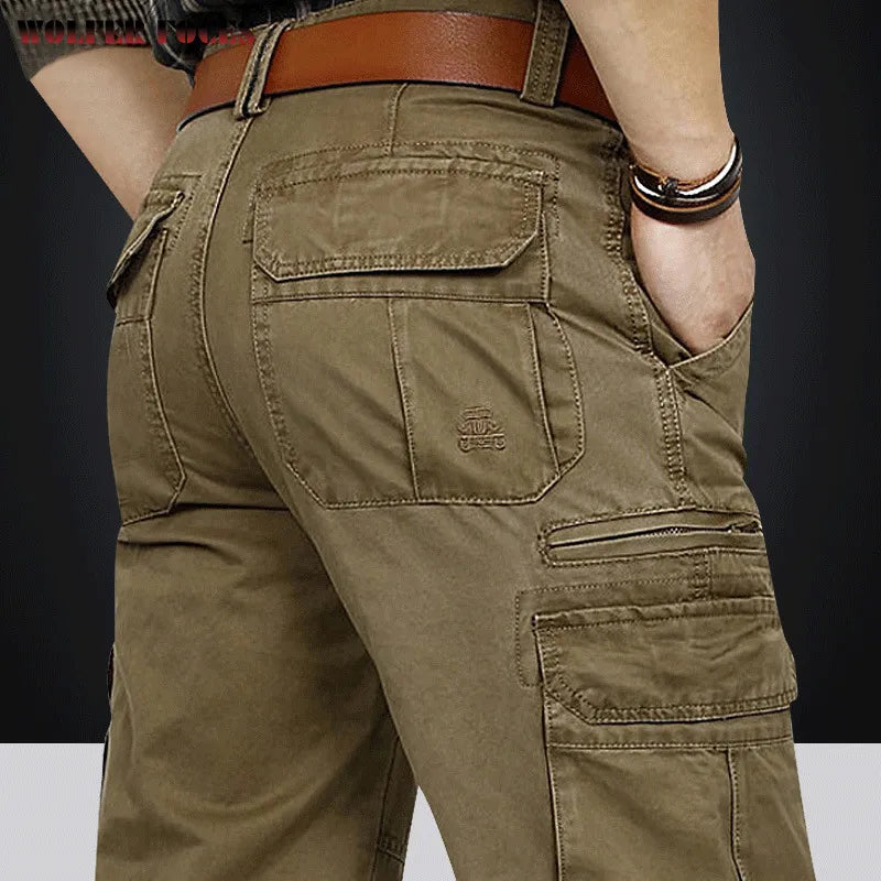 Casual Pants Outdoor Men Trousers Hiking Set Cargo Tactical Men's Work Wear Trainning & Exercise Suit Military Clothing Man Golf KilyClothing