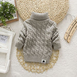Unisex Sweater Tricots Turtleneck Pullover Baby Winter Tops KilyClothing