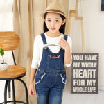 Denim Overalls Jumpsuit for Girls Hole Ripped Jeans Pants Children jumpsuit KilyClothing