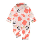 Toddler Silk Satin Pajamas Sleepwear Nightwear Suit Unisex KilyClothing