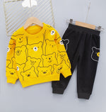 Toddler Children Clothes Suits Spring Baby Girls Boys Sport Clothing Cartoon Bears KilyClothing