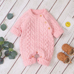 Baby Rompers Long Sleeve Winter Warm Knitted s Boys Girls Jumpsuits KilyClothing