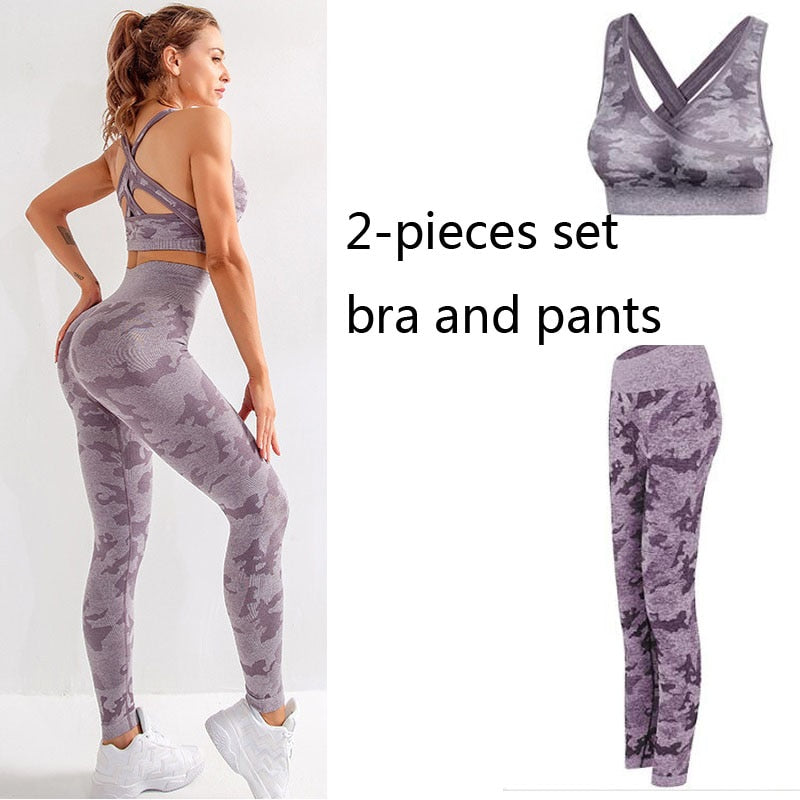 Set Clothes 2 Piece Yoga Set Sports Bra And Leggings Jogging KilyClothing