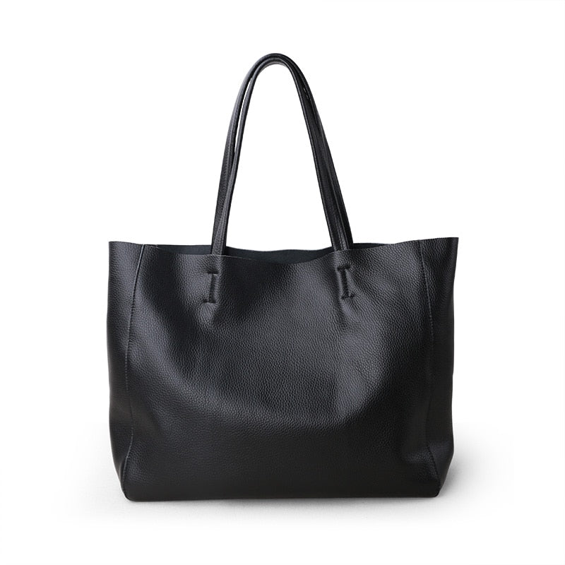 Luxury Bag Genuine Leather Casual Tote Female Fashion Summer Beach Handbag KilyClothing