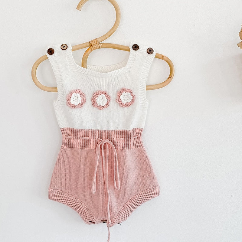 Baby Knitting Rompers Cute Overalls Newborn Girls Boys Clothes Baby Girl Boy Sleeveless Romper Jumpsuit Toddler Knit Romper KilyClothing