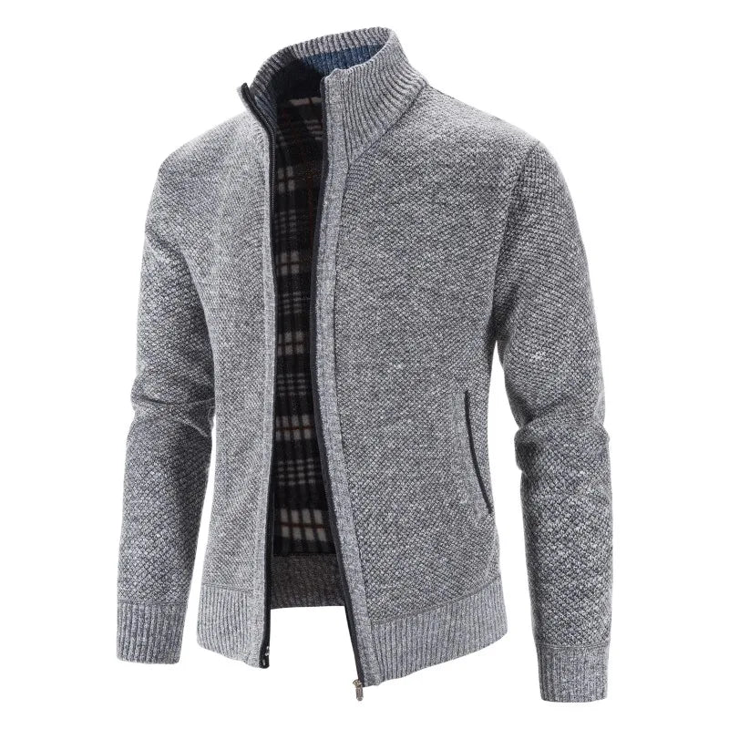 Knitted Sweater Men Fashion Slim Fit Cardigan Men Causal Sweaters Coats Solid Single Breasted Cardigan men KilyClothing