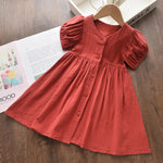 Dress Casual Kids Princess Dress Hollow Party Dress Children Clothing For 3 7Y KilyClothing