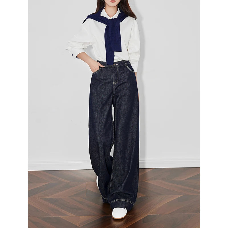 Straight Wide Leg Slim Fit Long Pants